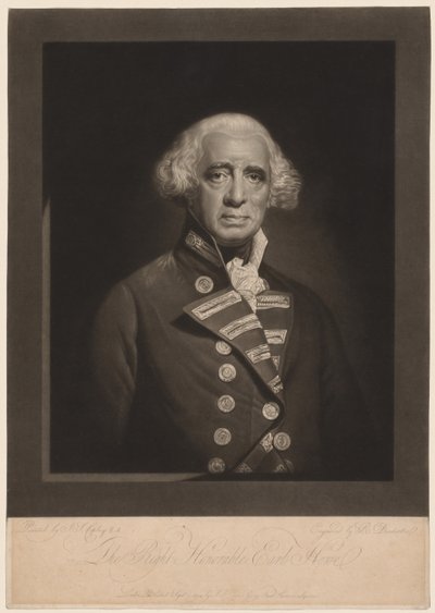 Richard, Earl Howe, 1794 von Robert Dunkarton