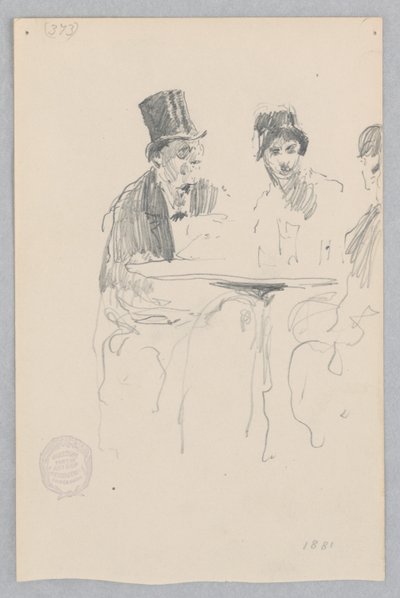 Café-Szene von Robert Frederick Blum