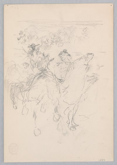 Männer zu Pferd von Robert Frederick Blum