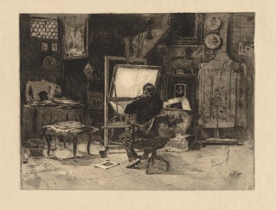 Der Radierer von Robert Frederick Blum