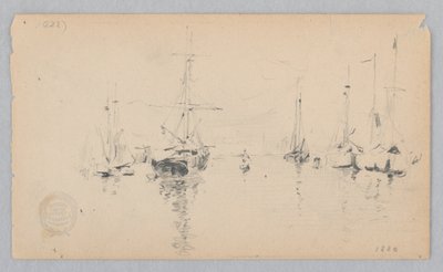 Ansicht eines Hafens von Robert Frederick Blum