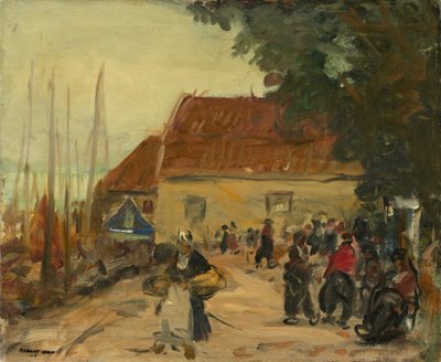 Straßenszene in Volendam von Robert Henri