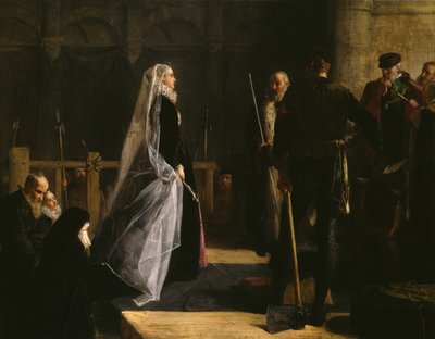Hinrichtung von Maria (1542-87), Königin der Schotten von Robert Herdman