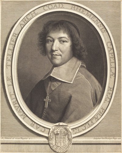 Charles-Maurice Le Tellier von Robert Nanteuil