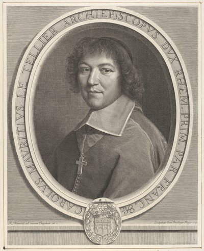 Charles-Maurice le Tellier, 1671 von Robert Nanteuil