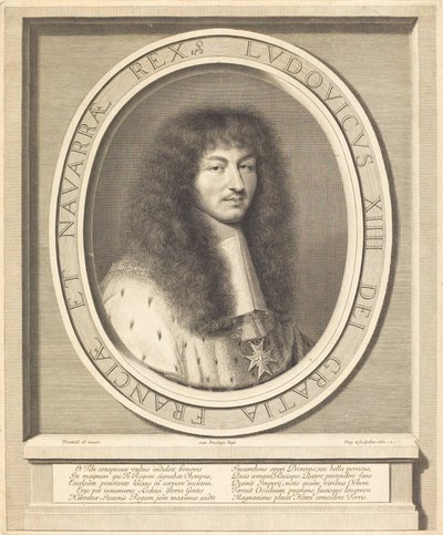 Ludwig XIV. von Robert Nanteuil