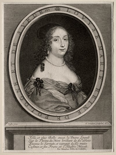 Marie Louise de Gonzague, Königin von Polen von Robert Nanteuil