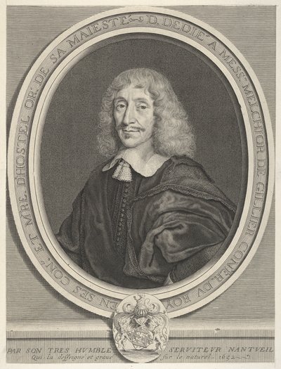 Melchior de Gillier, 1652 von Robert Nanteuil