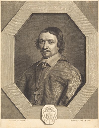 Victor Bouthillier von Robert Nanteuil after Philippe de Champaigne