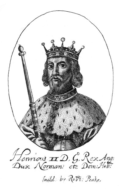 Heinrich II., König von England von Robert Peake