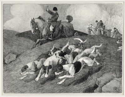 Jagdszene von Robert Polhill Bevan