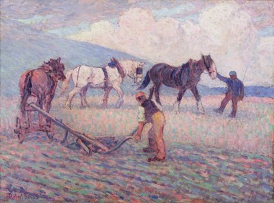 Der Turn-Reis-Pflug, ca. 1909 von Robert Polhill Bevan