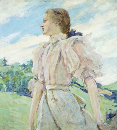Ein windiger Tag, ca. 1898 von Robert Reid