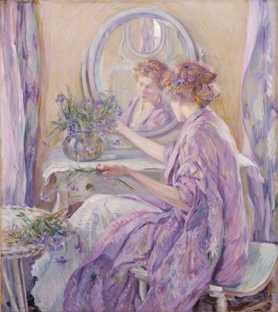 Der violette Kimono, ca. 1910 von Robert Reid
