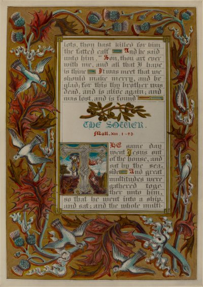 Illuminierte Parabel: Der Sämann von Robert Stewart and James Gross