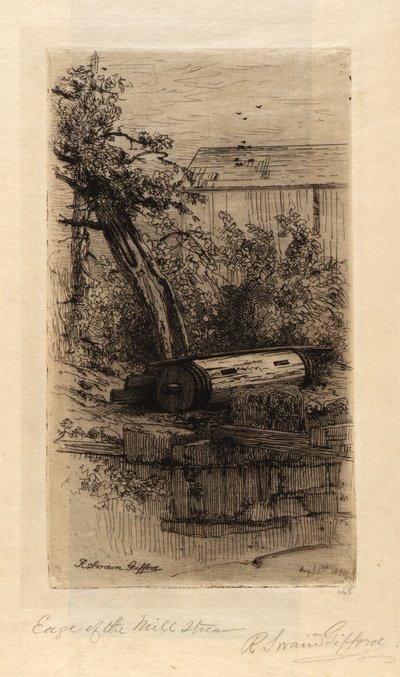 Am Rand des Mühlbachs von Robert Swain Gifford