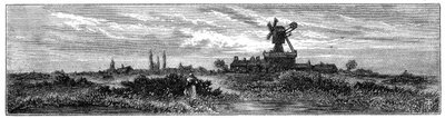 Windmühle auf Wimbledon Common, 1880 von Robert Taylor Pritchett