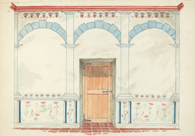 Restaurierungszeichnung von Robert W.R. Taylor
