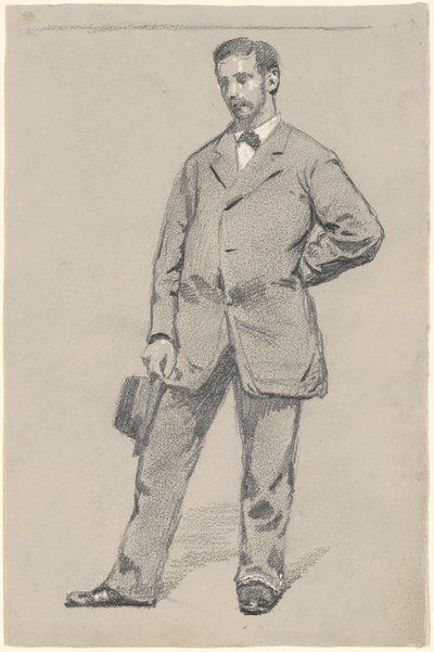 Stehender Mann von Robert William Vonnoh