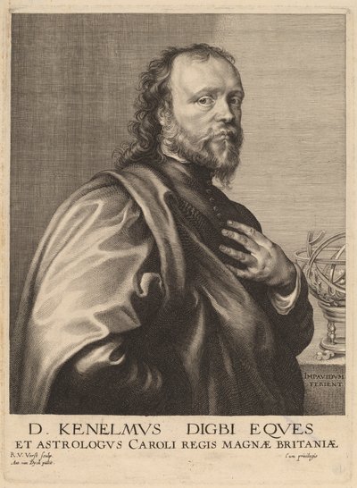 Sir Kenelm Digby von Robert van Voerst after Sir Anthony