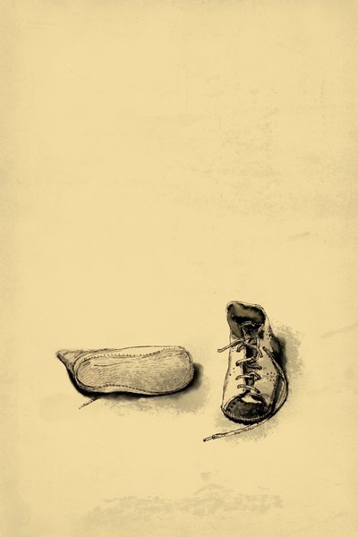 Leere Schuhe, 2022 von Roberta Murray