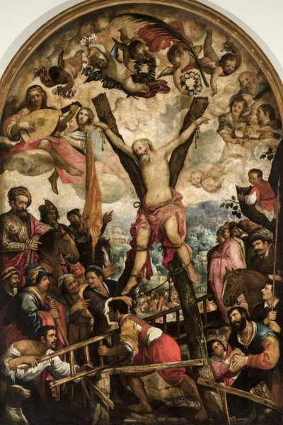 Das Martyrium des Heiligen Andreas, ca. 1610 von Roelas