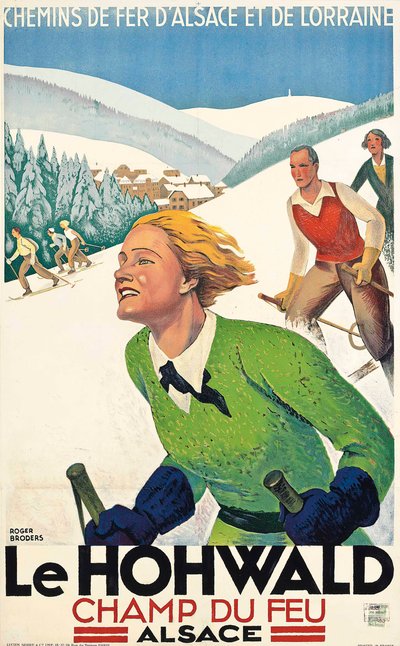 Le Hohwald, um 1930 von Roger Broders