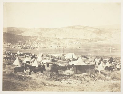 Lager der 5. Dragonergarde von Roger Fenton