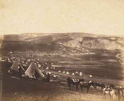 Kavallerielager, Balaklawa von Roger Fenton