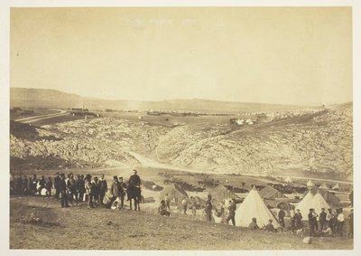 Lager der Pferdeartillerie von Roger Fenton