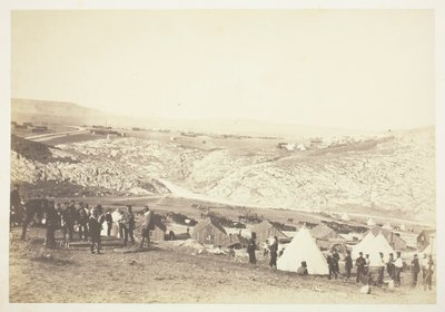 Lager der Pferdeartillerie von Roger Fenton