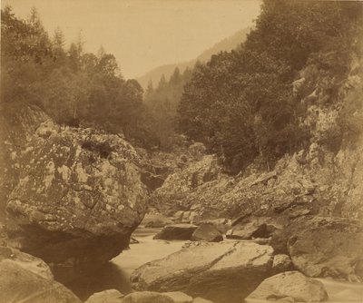 Felsen in der Lwgwy: Bettws-y-Coed von Roger Fenton