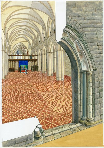 Netley Abbey, 14. Jahrhundert, ca. 1990-2010 von Roger Hutchins