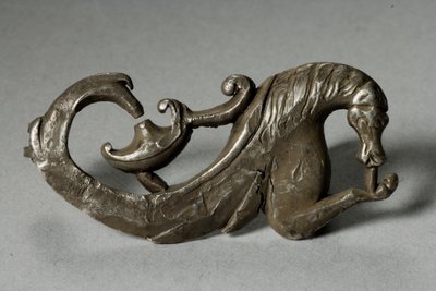 Fibula eines Hippokamp (Silber) von Roman