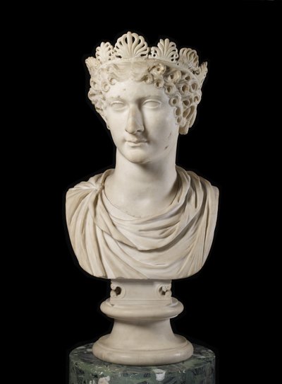 Kopf der Agrippina Minor mit Diadem von Roman