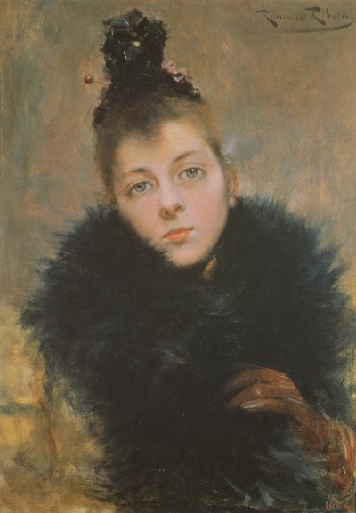 Porträt einer Frau von Roman Ribera Ciara