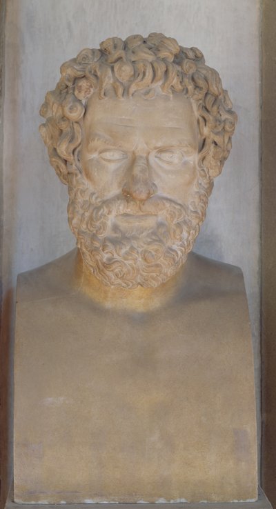 Büste von Sophokles (Marmor) von Roman Roman