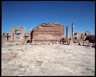 Ansicht des römischen Tempels von Roman Roman