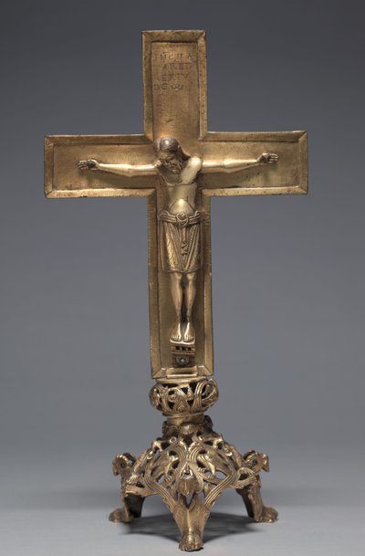 Altarkreuz mit Ständer, Hildesheim, Niedersachsen, 1140-1150 von Romanesque