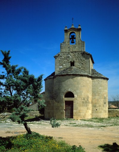 Romanische Kapelle, Sainte Croix, in Peyrolles in Aix-en-Provence von Romanesque