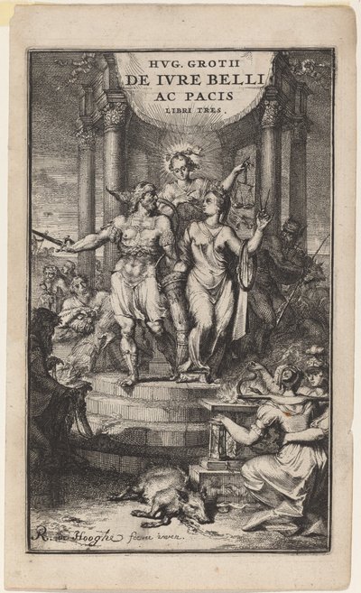 Gesetz des Krieges und des Friedens von Romeyn de Hooghe