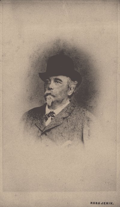Porträt von August Zang 1807-1888 von Rosa Jenik