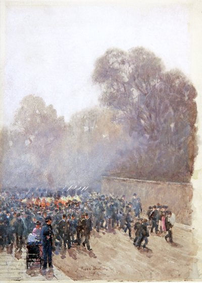 Die Soldatenparade 1891 von Rose Maynard Barton