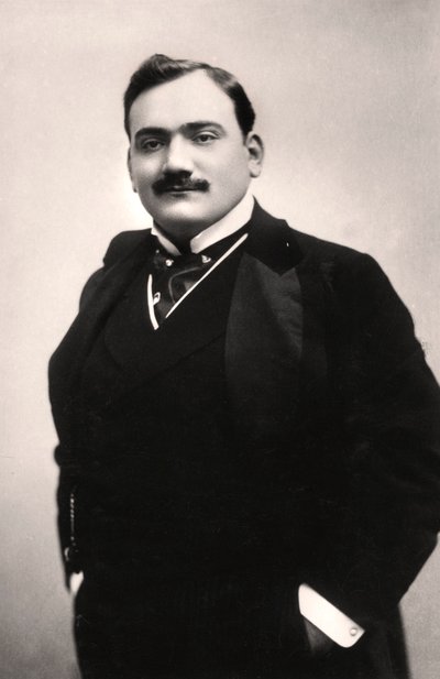 Enrico Caruso 1873-1921, italienischer Tenor, 1907 von Rotary Photo