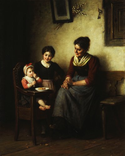 Babys Essenszeit von Rudolf Epp
