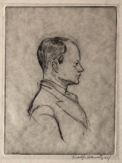 Porträt von Rudolf Schwartz