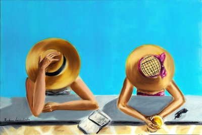 Am Pool von Ruslana Levandovska