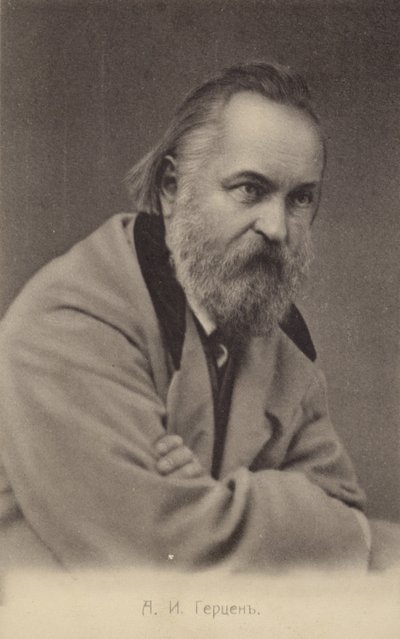 Alexander Herzen (1812-1870), russischer Schriftsteller und Denker von Russian Photographer