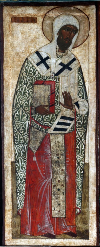Heiliger Leontius von Rostow von Russian icon.