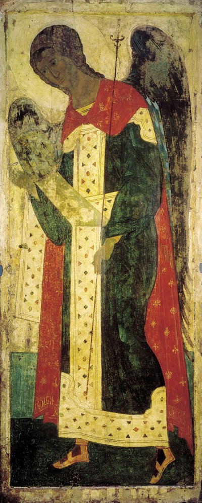 Der Erzengel Gabriel, 1408 von Russian icon.